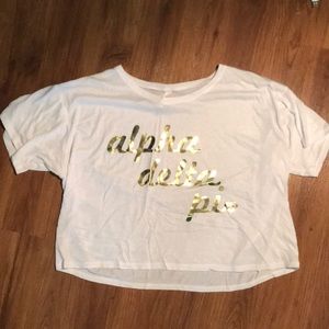 ADPi Alpha Delta Pi cropped tee